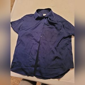 Silk button up